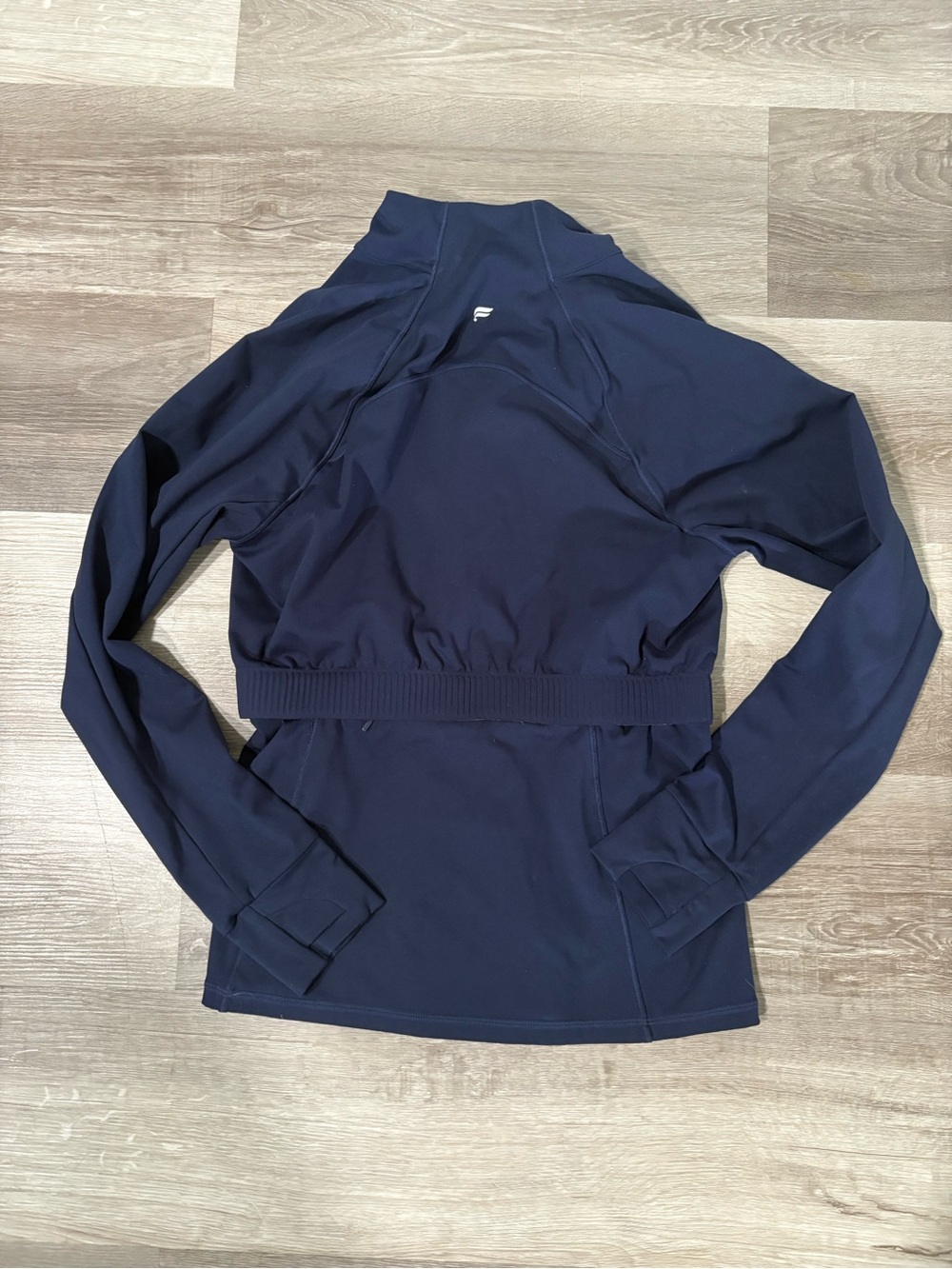 Fabletics Women's Navy Zip-Up Active Jacket - Picture 4 of 7